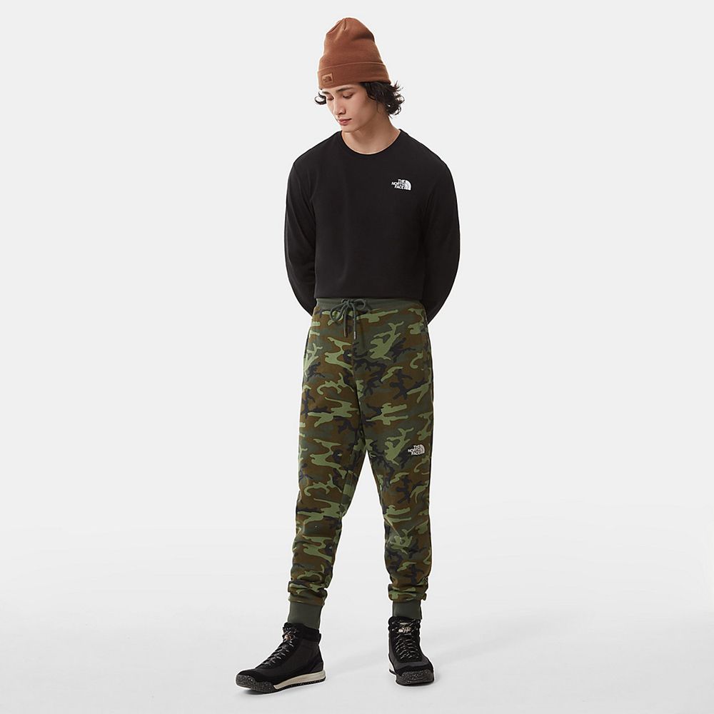 The North Face Joggers Mens Australia - The North Face Nse Camo Print (SGP-786142)